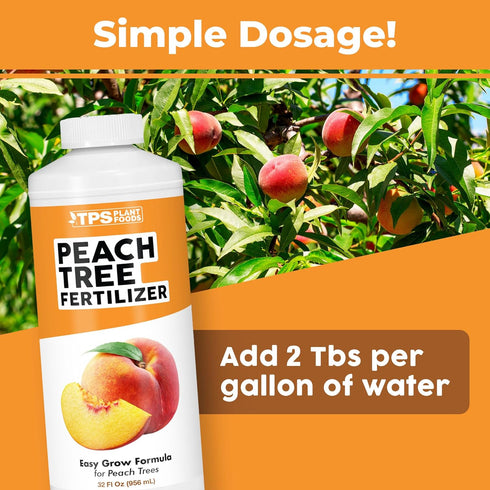 32 oz Peach Tree Fertilizer Liquid Peach Tree Plant Food for Healthy Growth & Fruit Production