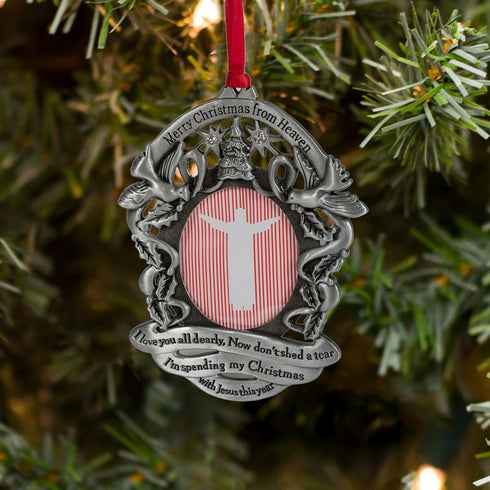 Remembrance Photo Ornament with Bookmark - Loved Ones Tree Decoration (Non-Personalized)