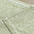 13x72 Inch Artoid Mode Sage Green Rustic Cotton Linen Table Runner, Seasonal Embroidered Hollow Kitchen Dining Table