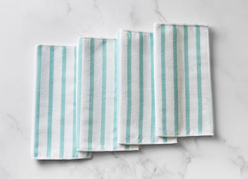 11 Inches, 24 Count Martha Stewart Microfiber Cleaning Cloths, Ultra-Absorbent, Lint-Free Cleaning Towels for Home