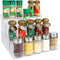 Spice Rack, No Tool Needed Self-derived Snap On Assembly Spice Shelf for Jars, Baking Supplies & Spice Bottles