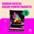 70g 10 Pack Chameleon Colors Pink Gender Reveal Powder Bags - Bags - - Perfect for Parties - Vibrant Pink Color