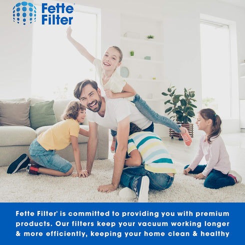 Fette Filter Vacuum Replacement Filters for Swiffer Sweep and Vac, Pack of 4