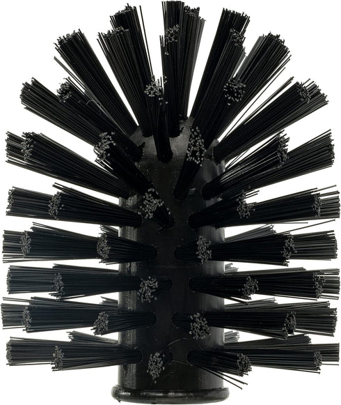Redecker Toilet Brush Set with Replacement Head, Oiled Thermowood Handle and Nylon Bristles, Made in Germany