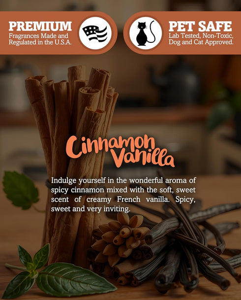 Shortie's Candle Company Cinnamon Vanilla Wax Melts Multi Pack, Formula 117-2, 3 Oz. Bars (6 Oz. Total)