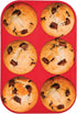 Mrs. Anderson's Baking Non-Stick 6-Cup Muffin Top Pan - European-Grade Silicone