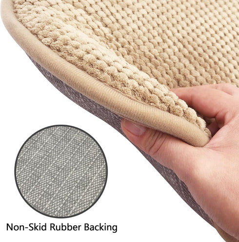 Cushions,17" 15" Khaki Foam Seat Cushions Kitchen Chairs Pads for Dining Chairs Non Slip Office Seat Cushions Washable