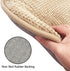 Cushions,17" 15" Khaki Foam Seat Cushions Kitchen Chairs Pads for Dining Chairs Non Slip Office Seat Cushions Washable