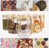 Povinmos Lids,17oz Beans(2) Overnight Oats Containers with Oats Glass Jars Storage Containers, Oatmeal Cups,Meal Prep