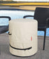 19.5D 21H inch Porch Shield Patio Round Cooler Bar Table Cover - Waterproof Outdoor Ottoman Coffee Side Table Cover - x