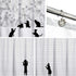 Sunlit Fashion Design Cute Paw Print Polished Shower Curtain Hooks for Dog, Cat, and Bear, Rust Proof Oil Rubbed Metal