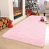 2x6 Keeko Pink Runner Rugs for Bedroom Girls Room, Fluffy Bedside Kids Room Rug Shag Cute Indoor Baby Rugs Fuzzy Modern