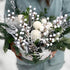 40 (40, Rowfad Pcs Artificial Berry Stems Branches, Christmas White Faux Holly Berries Picks Ornaments for Christmas