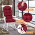 44x19x4 inch Rocking Chair Cushion - Chenille Fabric, High-Density Sponge, Durable Comfort Double-Sided Tufted Seat