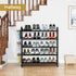 Housen Solutions 5 Tier Shoe Rack for Closet, Metal Organizer with Storage for 20-25 Pairs, Front Door Entrance,