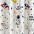 Grommet 1 W42 L84 Inch Cartoon Astronaut Semi Blackout Curtains for Kids Room Nursery Space Planets Patterns Printed