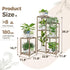03H, Bamworld Plant Stand Indoor Corner Plant Shelf Wood Plant Holder for Multiple Plants Tall Flower Stands Plants