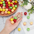 60Pcs 4 19-21mm CHGCRAFT Styles Foam Fruit Artificial Mini Apple, Fake Apple for Home Kitchen Photography Party