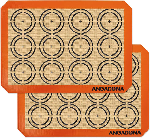 Silicone Baking Mat Sheets Set, Non-Stick Food Grade Reusable Baking Mats for Cookies and Pastry