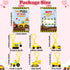 30 Pack Haooryx Valentine's Day Gift Cards with Construction Vehicles Keychains - Engineering Truck Keychain Key Rings