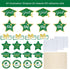 Green and Gold Graduation Decorations Set (24 Pieces) - Class of 2025 Table Decor, Congrats Grad Party Supplies