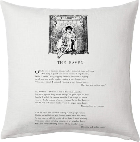 Universal Zone The Raven by Edgar Allan Poe Book Pillow Cover