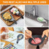 3 Pack Large Silicone Spoon Rest for Stove Top, Heat Resistant Cooking Spoon Holder for Kitchen Utensils