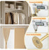 Alise 1'' Dia Curtain Rod Holder Bracket, Stainless Steel Gold Finish, 4 Pcs Wall Mount & Ceiling Mounted Brackets