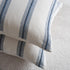 22x22 Set 2, Cethom Boho Throw Pillow Covers of Navy Blue Striped Decorative Pillow Cases for Couch Chair Bed, Textured
