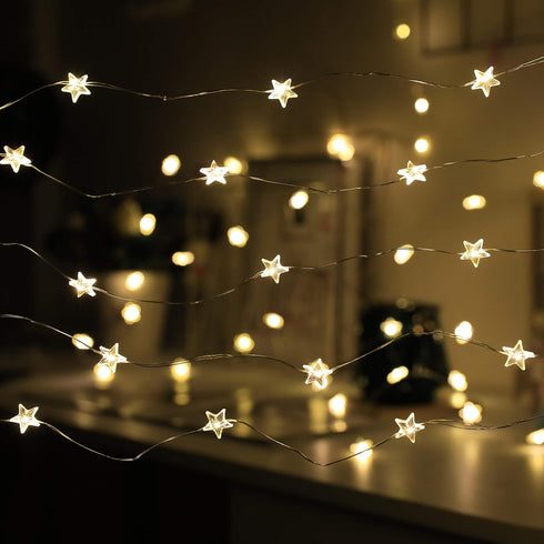 Shimmer forest Twinkle Star String Lights 40 LED Spring Garden Decorative Indoor Outdoor Fairy