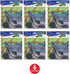 Beistle Pin The Smile On The Cheshire Cat Games, 6-Pack Alice in Wonderland-Themed Party Poster Set