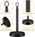 Heavy Weighted Base Paper Towel Holder for Countertop, Steel Stand for Kitchen, Bars & Dining Tables