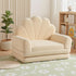 2-in-1 Kids Couch, Toddler Couch Fold Out, Comfy Toddler Chair, Convertible Kids Sofa to Lounger with Pocket