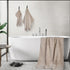 60 30 Set, 6 POLYTE Oversize, x in., Quick Dry Lint Free Microfiber Bath Towel Piece (Beige)