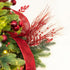 SLKING STORE 16-Pack SLK Artificial Glitter Berry Stem Ornaments, Christmas Decorative Glittery Twigs, Picks, Branches