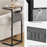 BG77SF01 HOOBRO C Shaped End Table, Adjustable Height Side Table for Sofa, Couch Side Table for Small Spaces, Slide