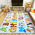 Bolacrom Kids Rugs for Playroom Educational Rug for Learn The ABC Alphabet, Soft Machine Washable Non-Slip Cute Carpet