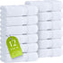 Wealuxe White Washcloths 12 Pack - 600 GSM 100% Ring-Spun Cotton Wash