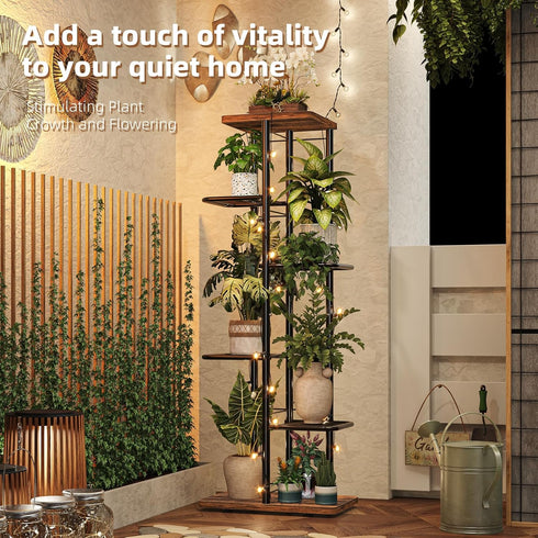 6 Simple Trending Plant Stand Indoor Outdoor, Tier Plant Shelf, Tall Corner Flower Pot Holder, Metal Display Rack