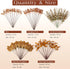120 5 Pcs Kinds Mixed Artificial Eucalyptus Leaves Stems and Fake Berry Bulk for Fall Decorations,Faux Plants Bundle