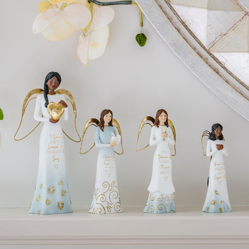 Pavilion Gift Company 5.5 Inch Angel Figurine - It is A Blessing to Have A Nana Like You, White