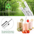 8 Pcs Reusable Glass Straws - Eco-friendly 8"x8mm Drinking Straws for Smoothies, Milkshakes, Multi-Color Mixed