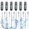 6 Pcs Instant Read Digital Food Thermometer with Probe - Cooking Thermometer Supplies for BBQ Kitchen (White)