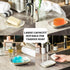 Miamolo Soap Dish Bar Cleaner Dish for Shower, Ceramic Soap Dishes for Large Soap Bar Shampoo or Sponge, Shower Soap
