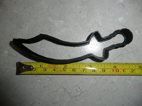 SWORD OUTLINE SHAPE PIRATE SAMURAI COOKIE CUTTER MADE IN USA