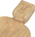 Creative Co-Op Compact Hand-Carved Mango Wood Slicer, Natural Cheese and Cutting Board