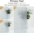 Haton Window Privacy Film, Frosted Glass Static Cling Sun Heat Blocking Window Clings, Non Adhesive 23.6" x 78.7"