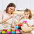R HORSE 42 Pack Silicone Cupcake Molds, Multi Flower-Shaped Non-Stick Baking Cups, Washable Cake Cups Liners