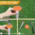 4 Pack 7x3 Inch Permanent Property Line Markers Galvanized Alloy Boundary Markers Heavy Duty Garden Stake for Property