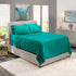 Nestl Extra Deep Pocket Split King Sheet Set - 7 PC Soft Microfiber Bedding Sheets & Pillowcases, Teal Blue/Green